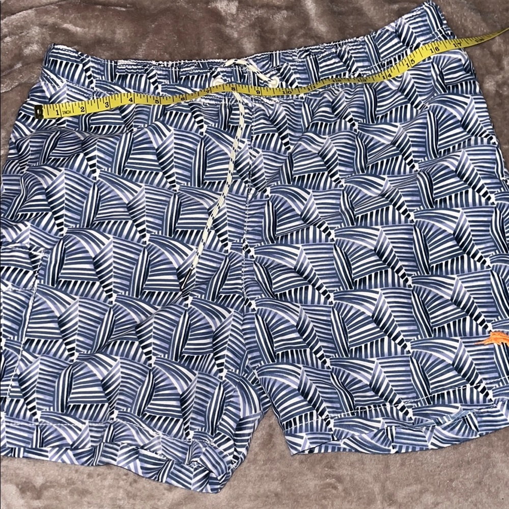 Men's Patterned Fabric swimming trunks